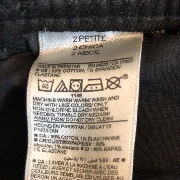 NWOT BLACK DENIM DISTRESSED OVERALLS - Picture 7 of 7